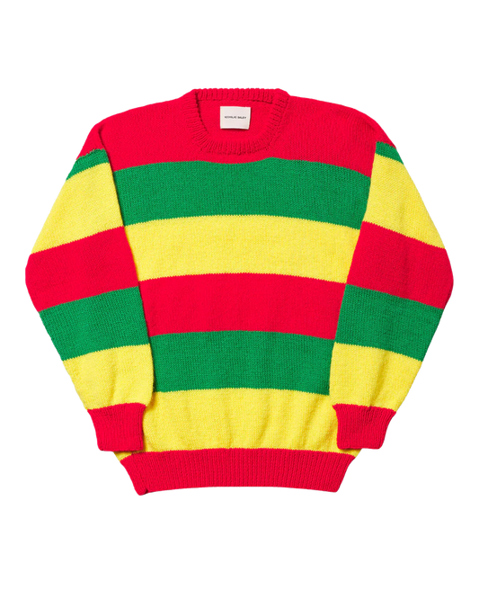 Slygo Stripe Crewneck Sweater