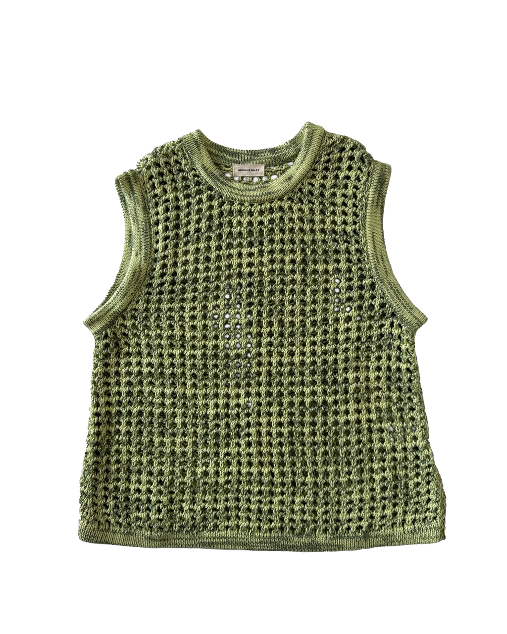 トップス Nicholas Daley Hand Knitted Tank Top Nicholas Daley Yellow Hand Knitted Tank Top Nicholas Daley